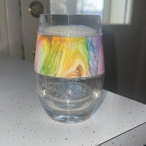 Multicolor Plastic Stemless Wine Glass